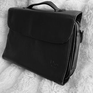 Dior Beauty Travel Makeup bag with mirror and multiple compartments